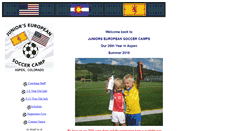 Desktop Screenshot of juniorseurosoccercamps.com